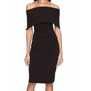 NWT VINCE CAMUTO POPOVER DRESS FROM NORDSTROMS SZ 6 LBD Little Black Dress